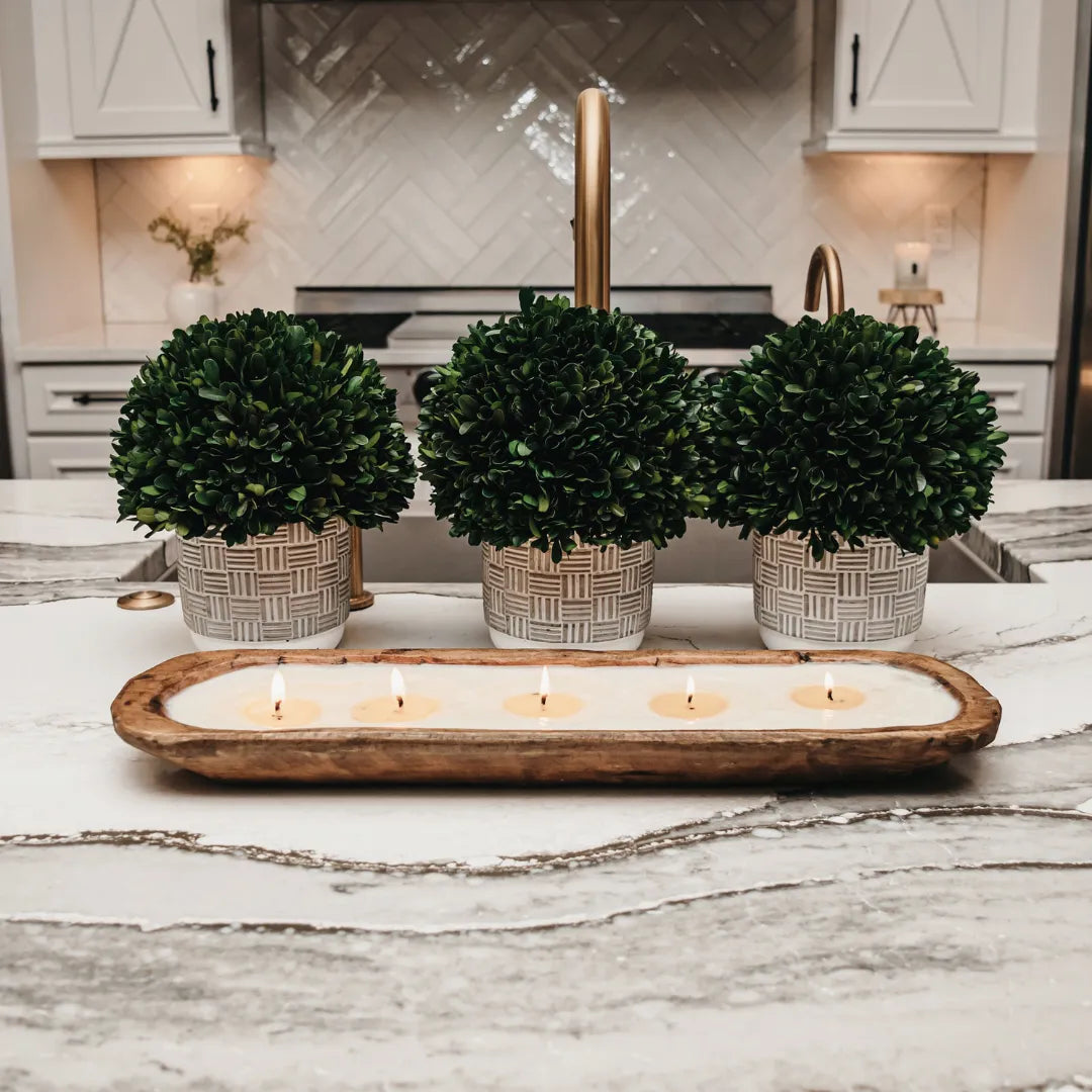 5-Wick Dough Bowl Soy Candle - Pillow Talk