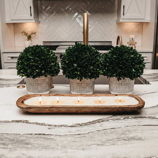 5-Wick Dough Bowl Soy Candle - Pillow Talk